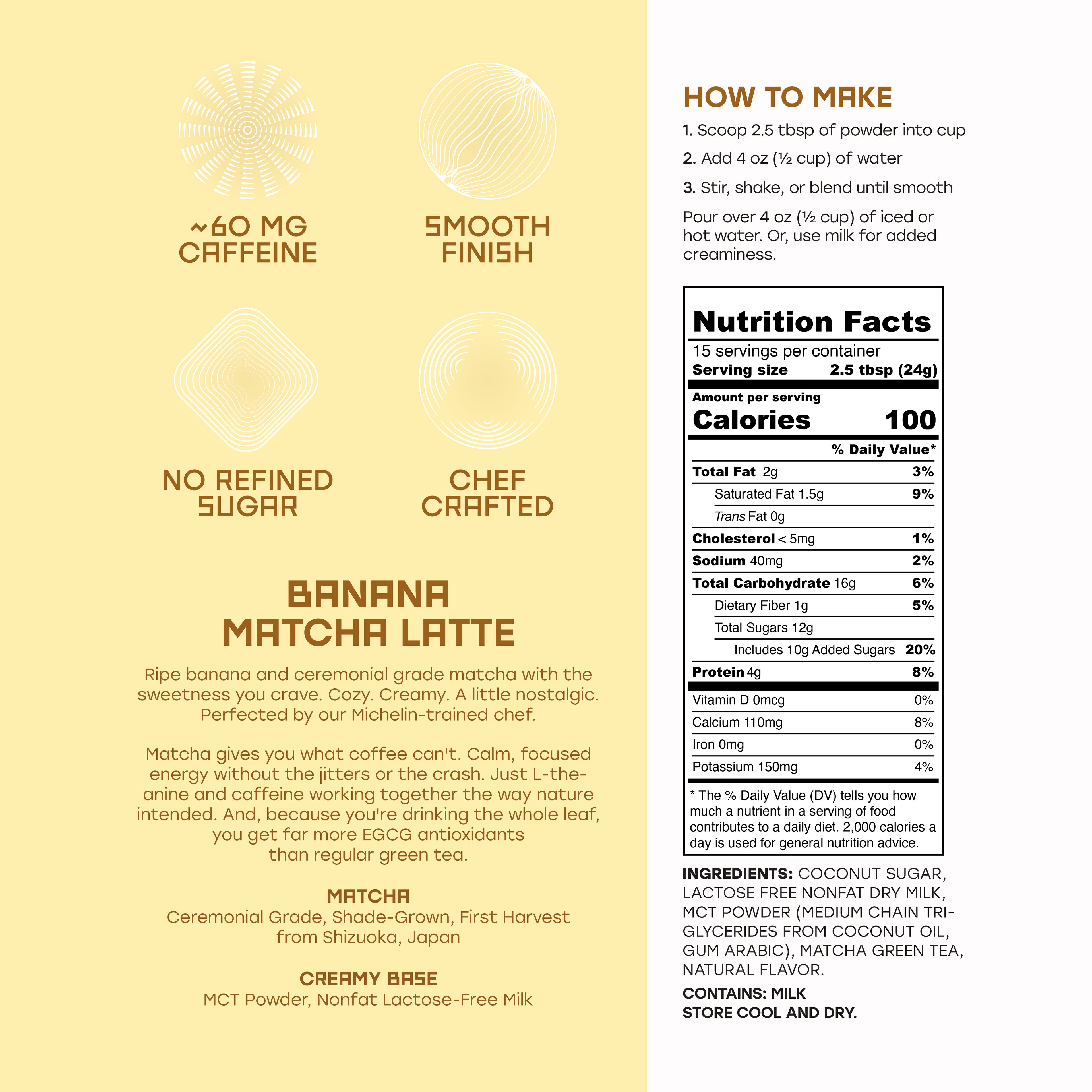 Banana Matcha Latte