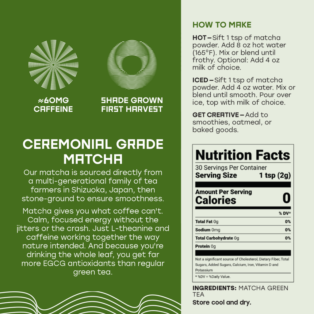 Ceremonial Grade Matcha