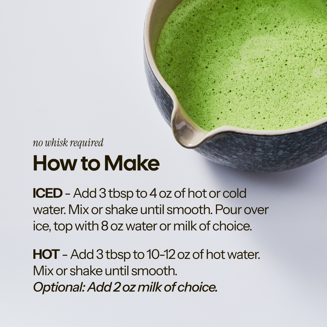 Focus Matcha (with Lion's Mane)