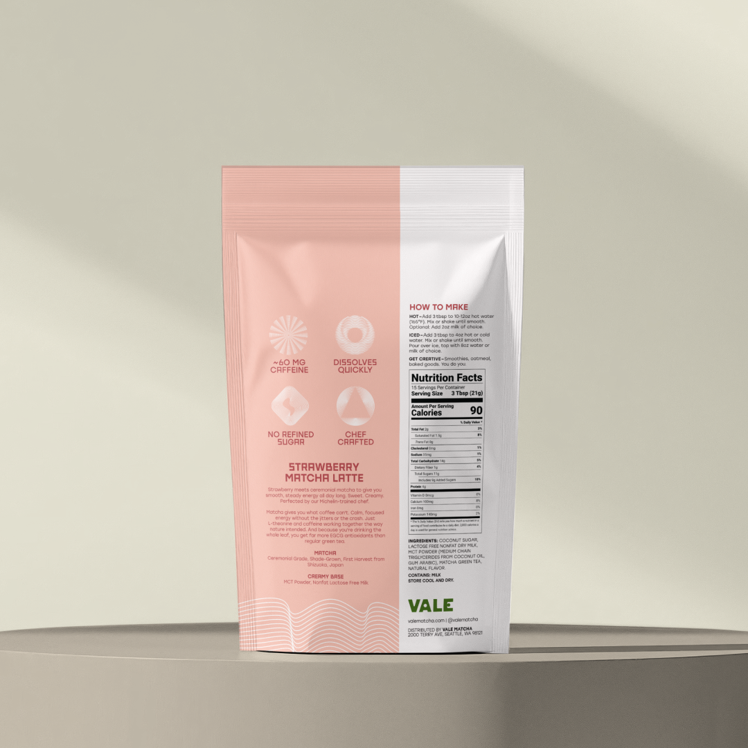 Strawberry Matcha Latte